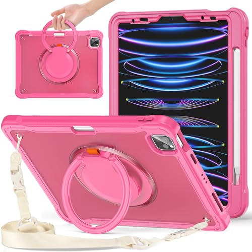 Coque iPad Air 11 M4 antichoc avec bandoulière pour voyage