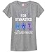 Threadrock Big Girls' I Do Gymnastics Everywhere Fitted T-Shirt M Sport Gray