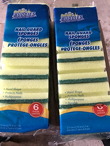 Scrub Sponge Durable and Multipurpose Cleaning Sponges Great for Kitchen Dishes (12 pack)