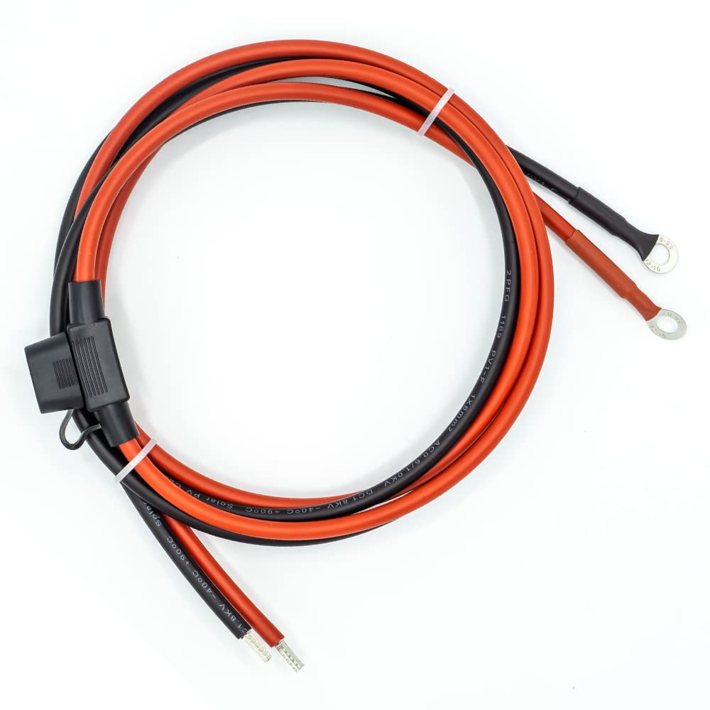 Cavo Batteria 8 AWG 4,6m – Rosso E Nero Per Impianti Solari, Camper, Auto – Rame Stagnato Resistente UV