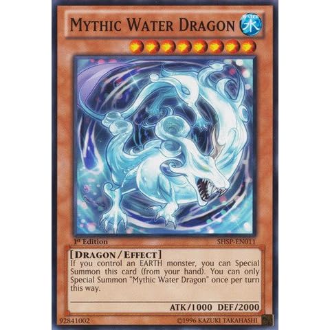 Yu-Gi-Oh! Mythic Water Dragon Unlimited Edition Cover