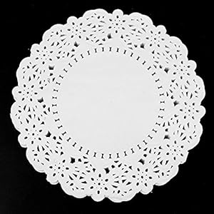 150 Stuks Olie-absorberend Wegwerp Wit Kant Papier, Tafeldecoraties Bakken Accessoires voor Taart Ambachten Desserts