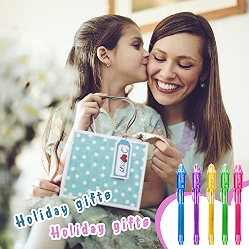 Stenda STENDA-2 Invisible Spy Ink Pen 5 Pcs, With Uv Pen Light, Party Favors For Kids 8-12 thumb #6