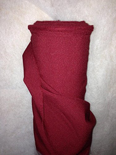generique - creadetex.com Tissus BURLINGTON infroissable BORDEAUX nappe habillement au 0.50 metre largeur 150 cm