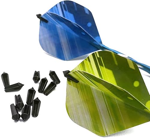 Miniatura 4 de Protector de ala de dardos 40 en 1, protectores de vuelo de plástico, accesorios de dardos, protectores de ala de dardos negros