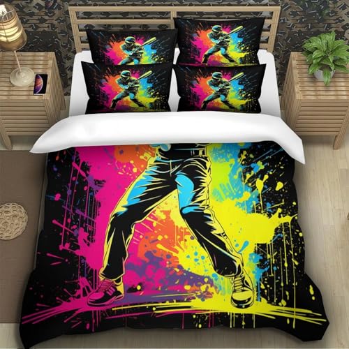 Housse pour couette vibrante et légère lit double 220x240cm - 5