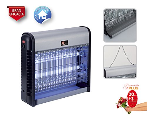 Mostrap MIE8N Mata Insectos Eléctrico, Negro, 36x30x9 cm