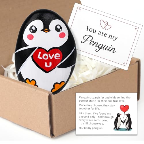 Penguin Gifts for Men Women, Penguin Pebble, You are My Penguin Anniversary...