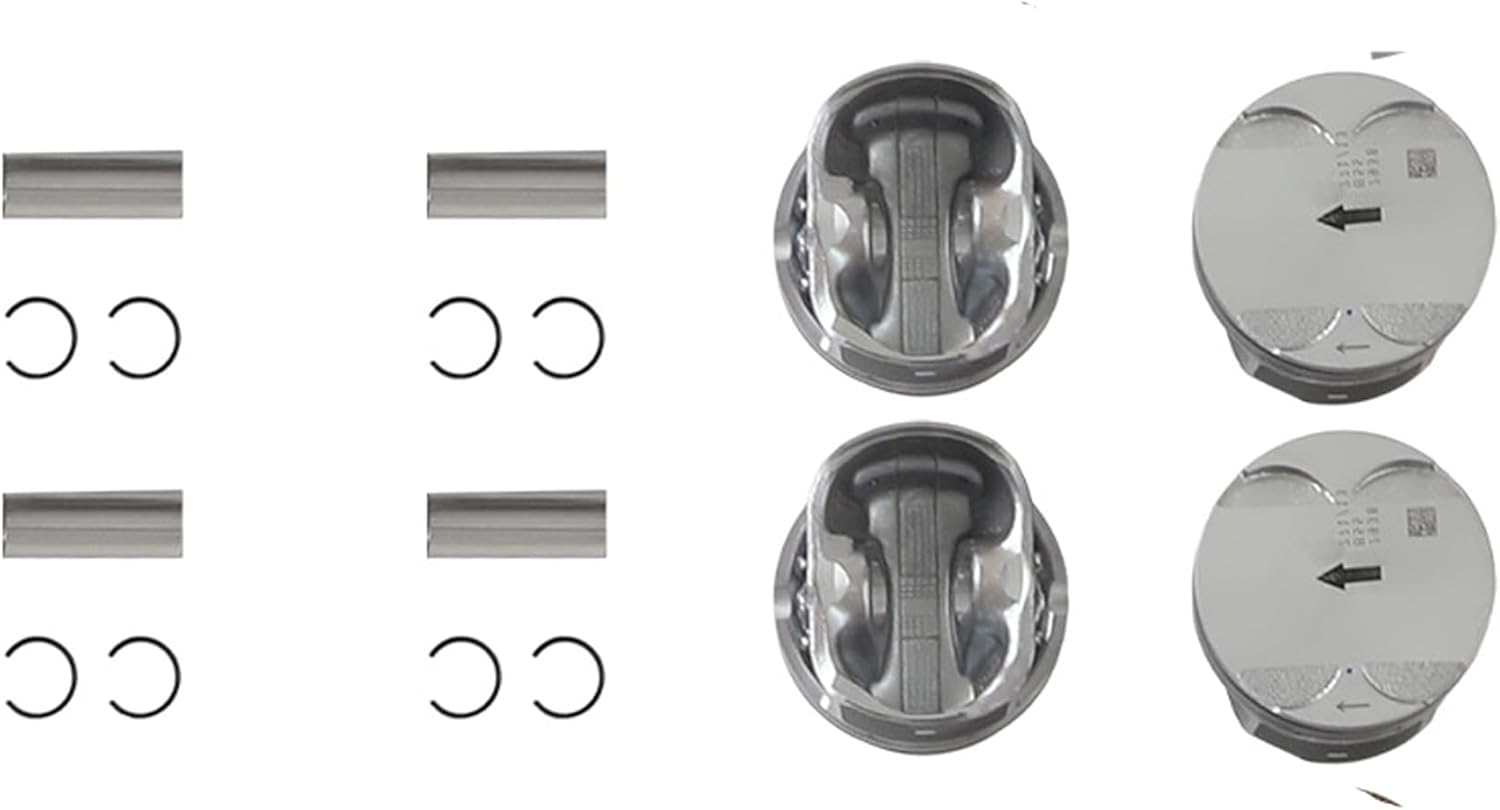 GM 2.4 Engine Rebuild Overhaul Kit With Timing Chain Kit & Con-Rods & Piston Fit For Chevrolet Captiva Buick LaCrosse GMC Saturn Pontiac 2.4L 2011-2016 Replace#12654958 12609858 HS54874HS