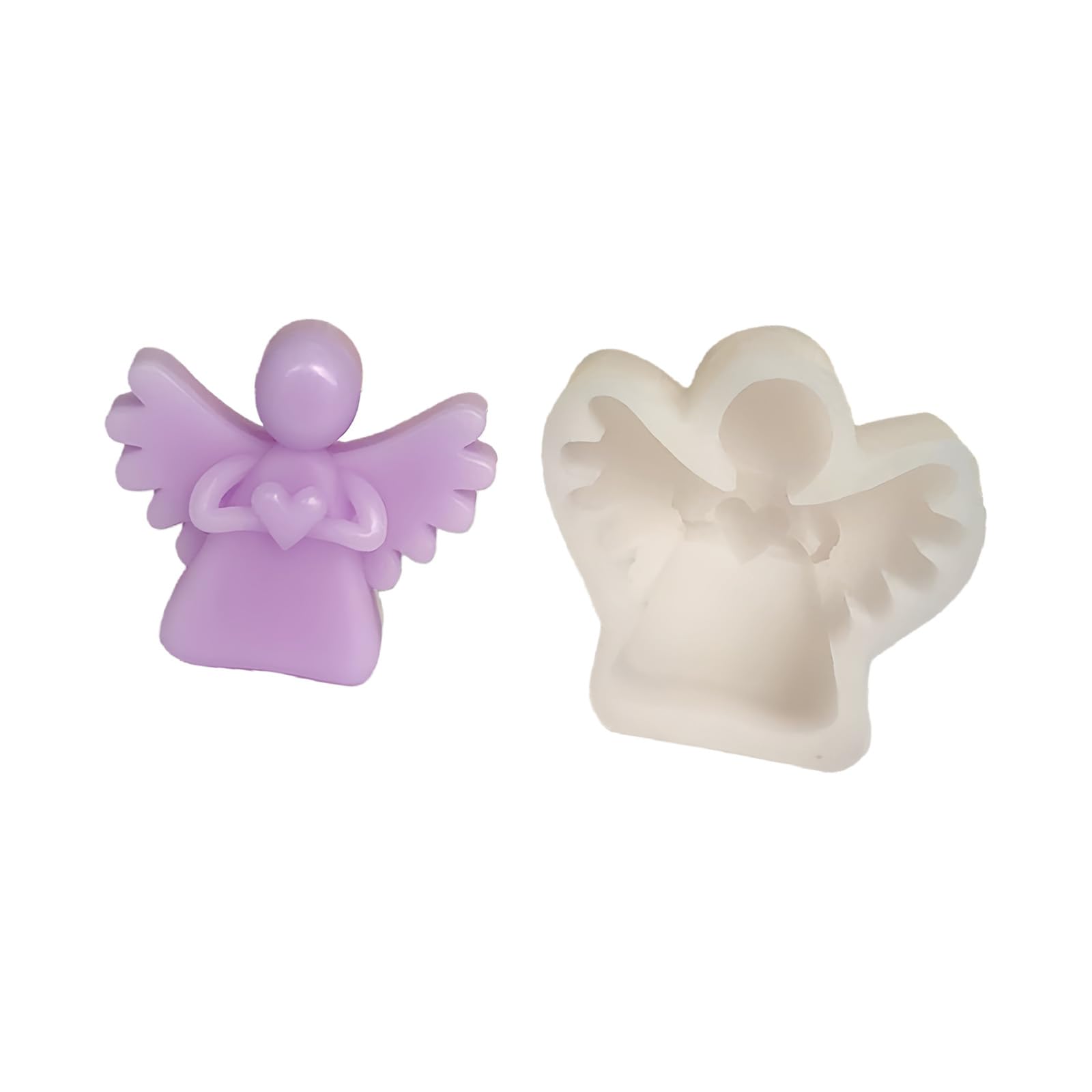 Tsophreniq Silicone Making Molds, Blessing Angel Epoxy Resin Casting Mold for Aromatherapys Soap Making Home Decors Aromatherapys Mold