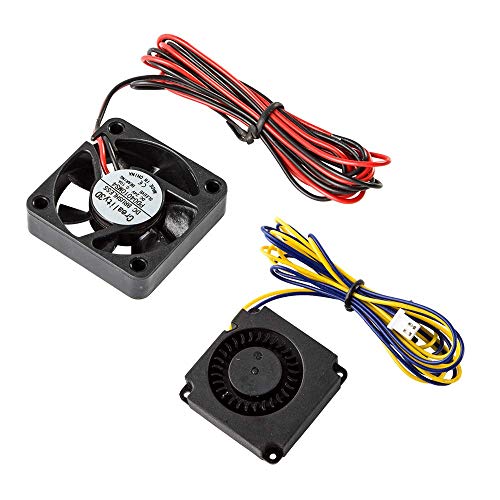 Creality Ender 3 / Ender 3 Pro/Ender 3 V2 Ventiladores 4010 Ventilador extrusor de 24V DC y ventilador Turbo de 24V DC Cover