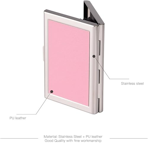 Miniatura 5 de Soporte de tarjeta de crédito RFID de metal para tarjetas de crédito para mujeres y hombres