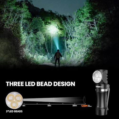 Wurkkos HD10 1200-Lumen Rechargeable Right-Angle Mini Flashlight & Headlamp - image 5