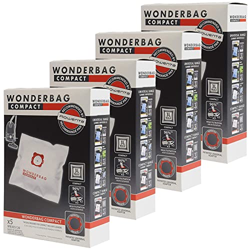 Wonderbag - Bolsas compactas para aspiradora Rowenta (20 unidades)