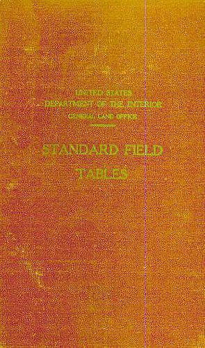 Standard Field Tables and Trigonometric Formulas B002B02P4Q Book Cover