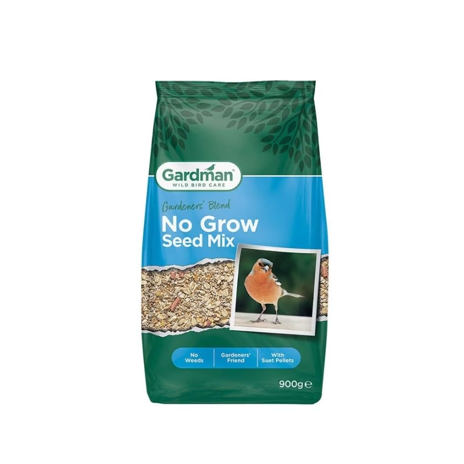 Gardman No Grow Wild Bird Seed Mix, 0.9KG