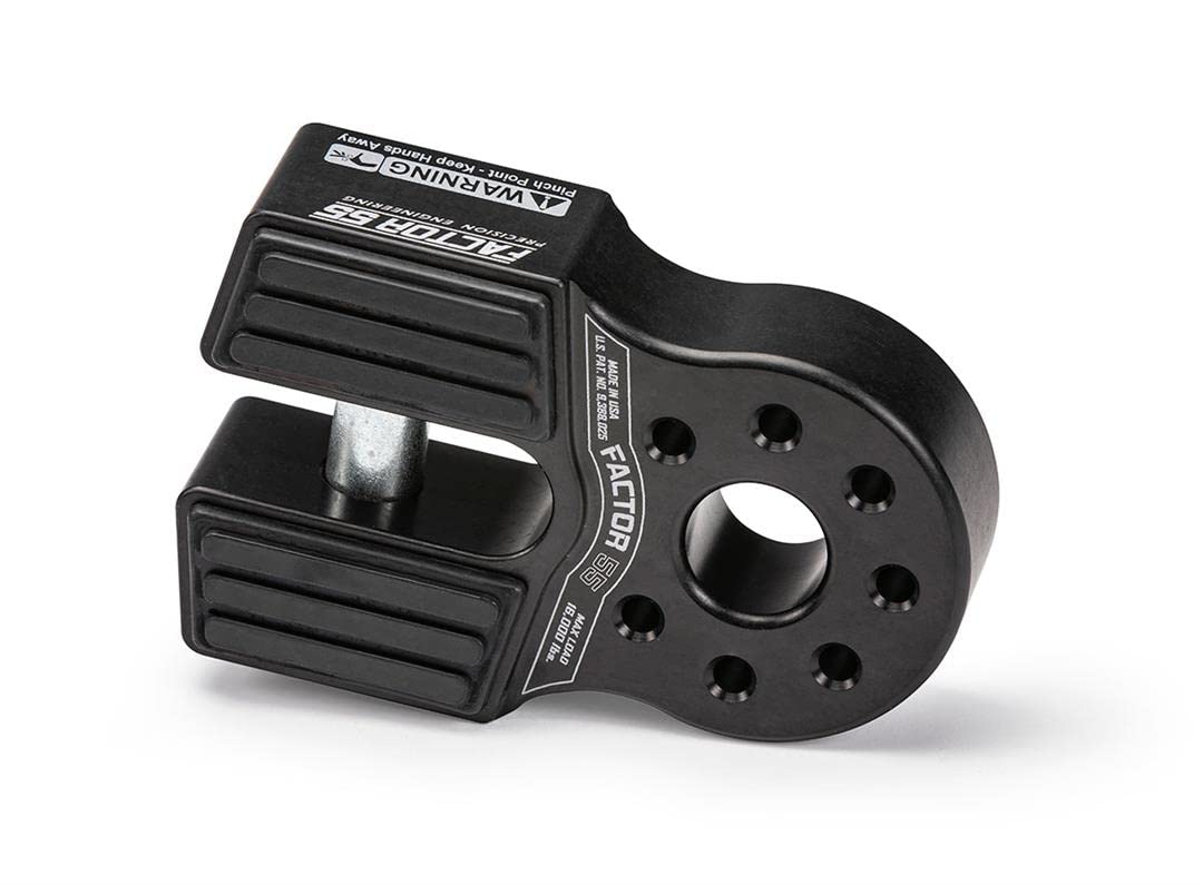 Factor 55 00050-04 Flatlink Shackle Mount - Black by