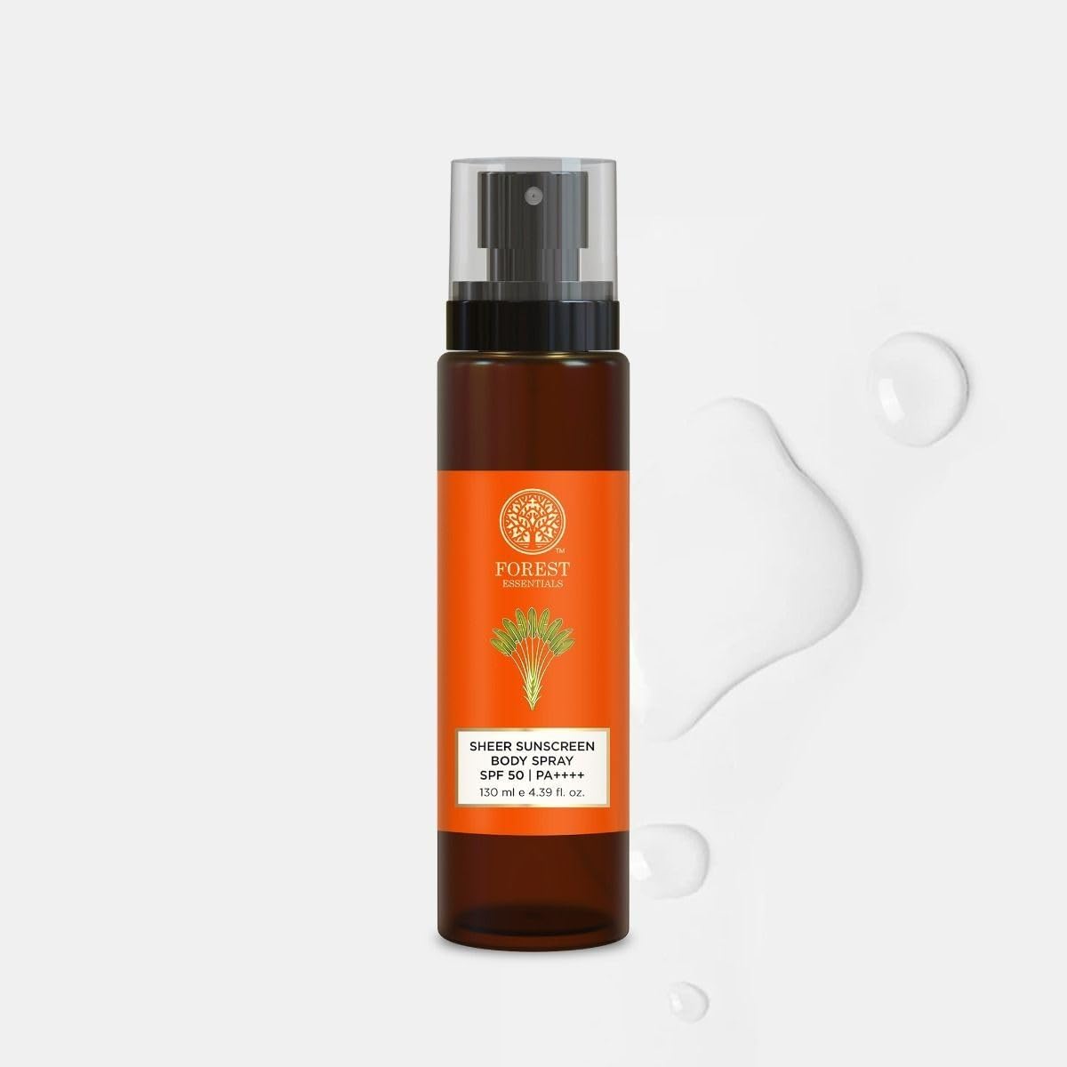 Amazon.com: Forest-Essential's Sheer Sunscreen Body Spray, SPF 50