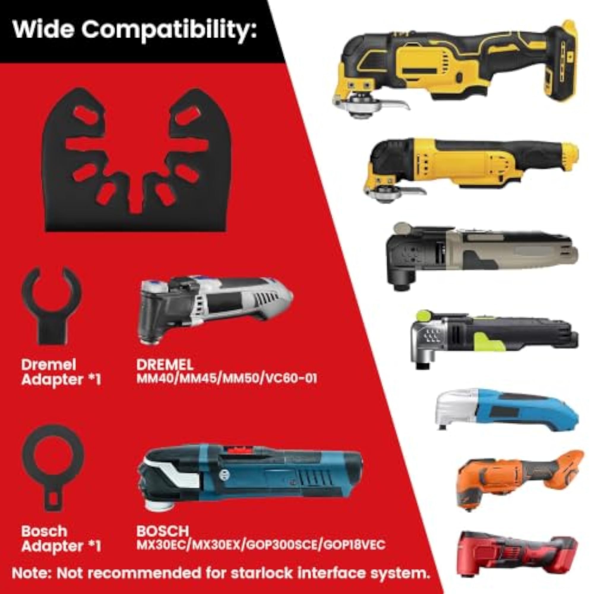 Oscillating Multitool Hook Blades for Soft Materials