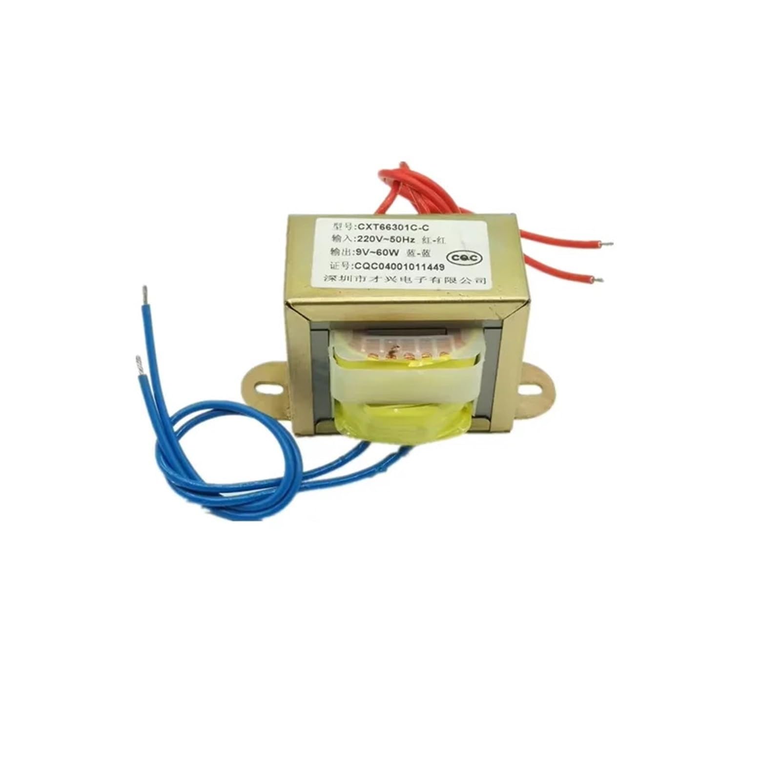 AC15V Ausgangsspannung 60W Ei Eingang 220V Single V 2 Leitung 50Hz Einzel-/Doppelspannung Kupfer-Leistungstransformator