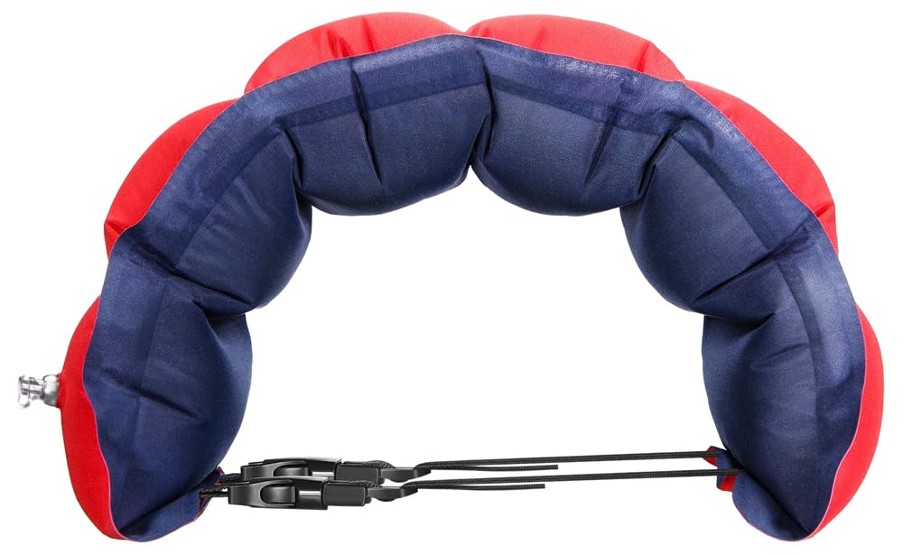 Inflatable Swim Belt - Adjustable Waist Floatation Belt for Adults - Swimming Training Aid with Buckle and Rope