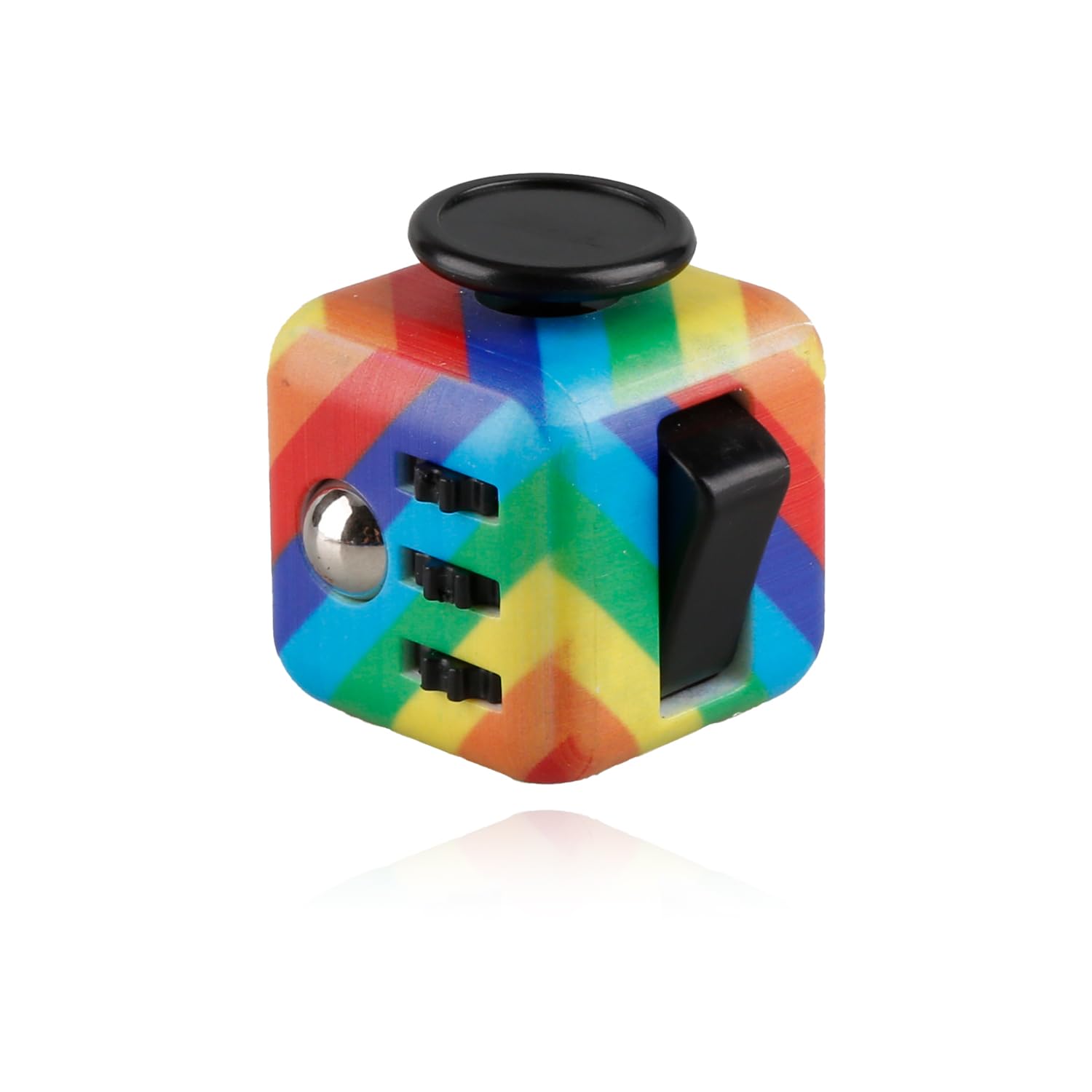 Lotsdonxia Fidget Cube – Multi-functional Stress Relief, 6-Sided Sensory Toy for Focus and Anxiety Management