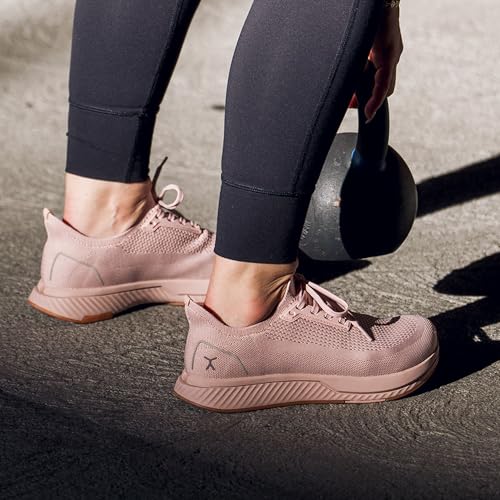 Image of Flux Footwear Men's and Women's Adapt Runner Wide Toe-Box Natural Movement Shoes with Breathable Knit Upper & UltraFlex Midsole Lightweight Shoes for Running, Walking & Everyday Wear - Blush