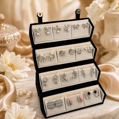 Image of Shining Diva Fashion 12 Pairs Set Earrings for Women Girls with Stylish Organizer Box | Valentine Birthday Rakshabandhan Gifts for Girls Girlfriend Wife Sister
