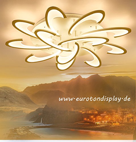 Eurotondisplay 2127-12W LED Deckenleuchte mit Fernbedienung...