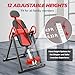 YOLEO Heavy Duty Inversion Table for Back Pain Relief with Adjustable Protective Belt 2023 Upgraded Inversion Foldable Heavy Duty up to 300 lbs