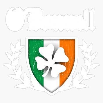 O_Donnell Family Shamrock Crest Vintage Verzweifelt Sticker Vinyl Decal Bumper Sticker 5"