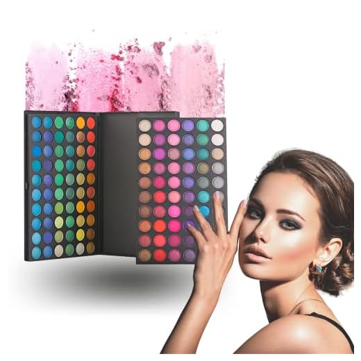 Paleta De Sombras De Ojos 120 Colores-Paleta De Maquillaje Profesional Brillantes Y Mate Para Maquillaje Coreano-Pinturas De Maquillaje Mujer Profesionales Resiste El Agua