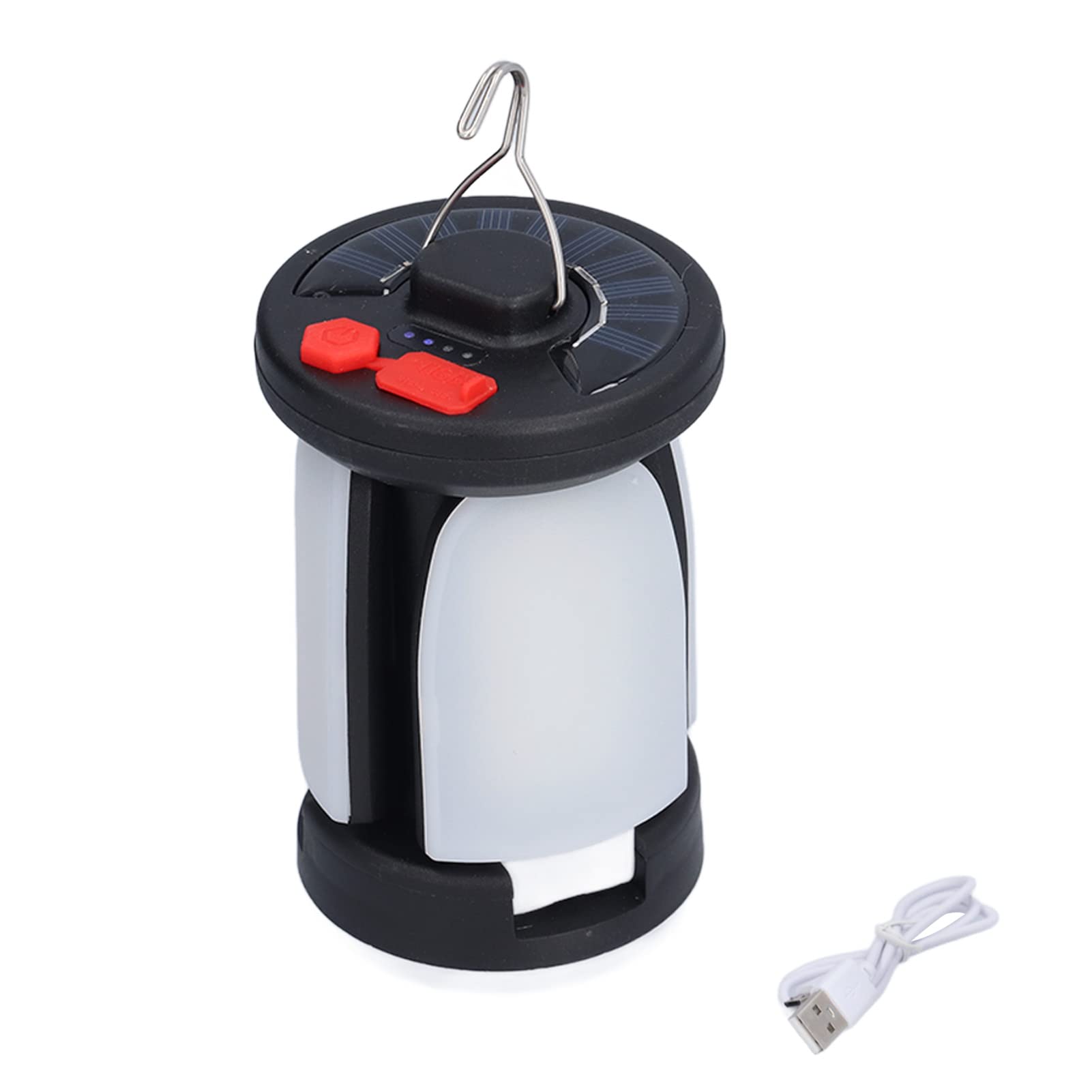 MEEVINWH Solar Lantern Camping USB Rechargeable LED Collapsible Portable 6 Lighting Modes Solar Powered Lanterns