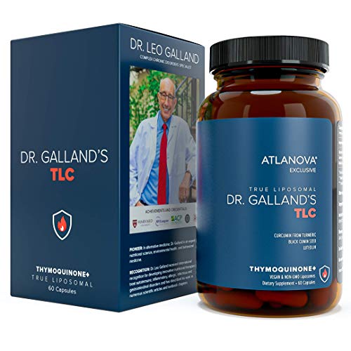 ATLANOVA Dr. Gallandâ€™s TLC - True Liposomal Anti-Inflammatory Supplement, Turmeric Curcumin Supplement with Luteolin, Black Cumin Seed & 5% Thymoquinone, High Absorption Formula Vegan Supplement