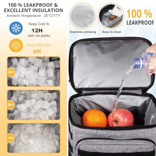 Image of Tactical Backpack Cooler,Soft Lightweight Leakproof Cooler Backpack,Insulated Cooler Bag,Portable Soft Cooler Bag Waterproof for Beach, Travel, Camping, Picnic, Hiking