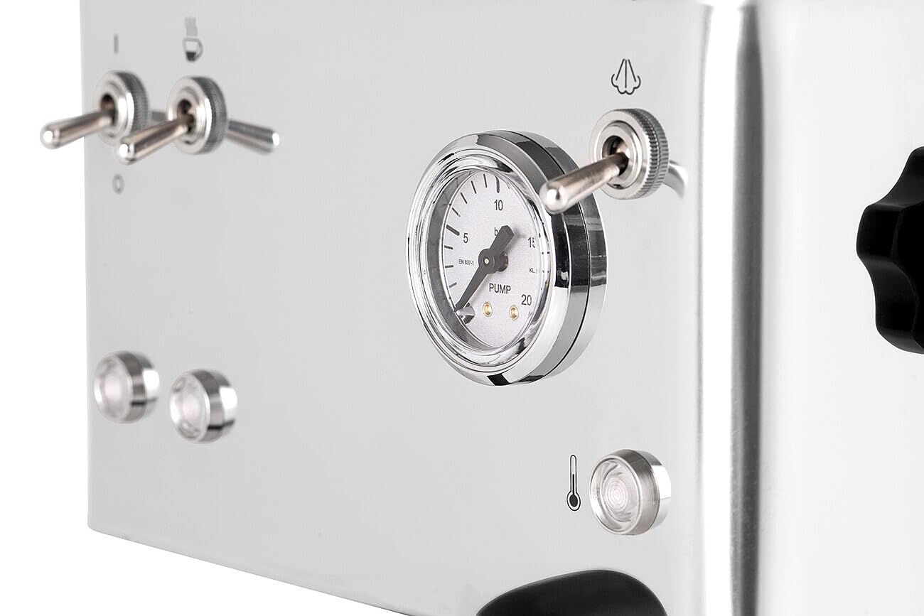 La Pavoni 845742 Macchina per caffè Espresso, Stainless Steel, Multicolore