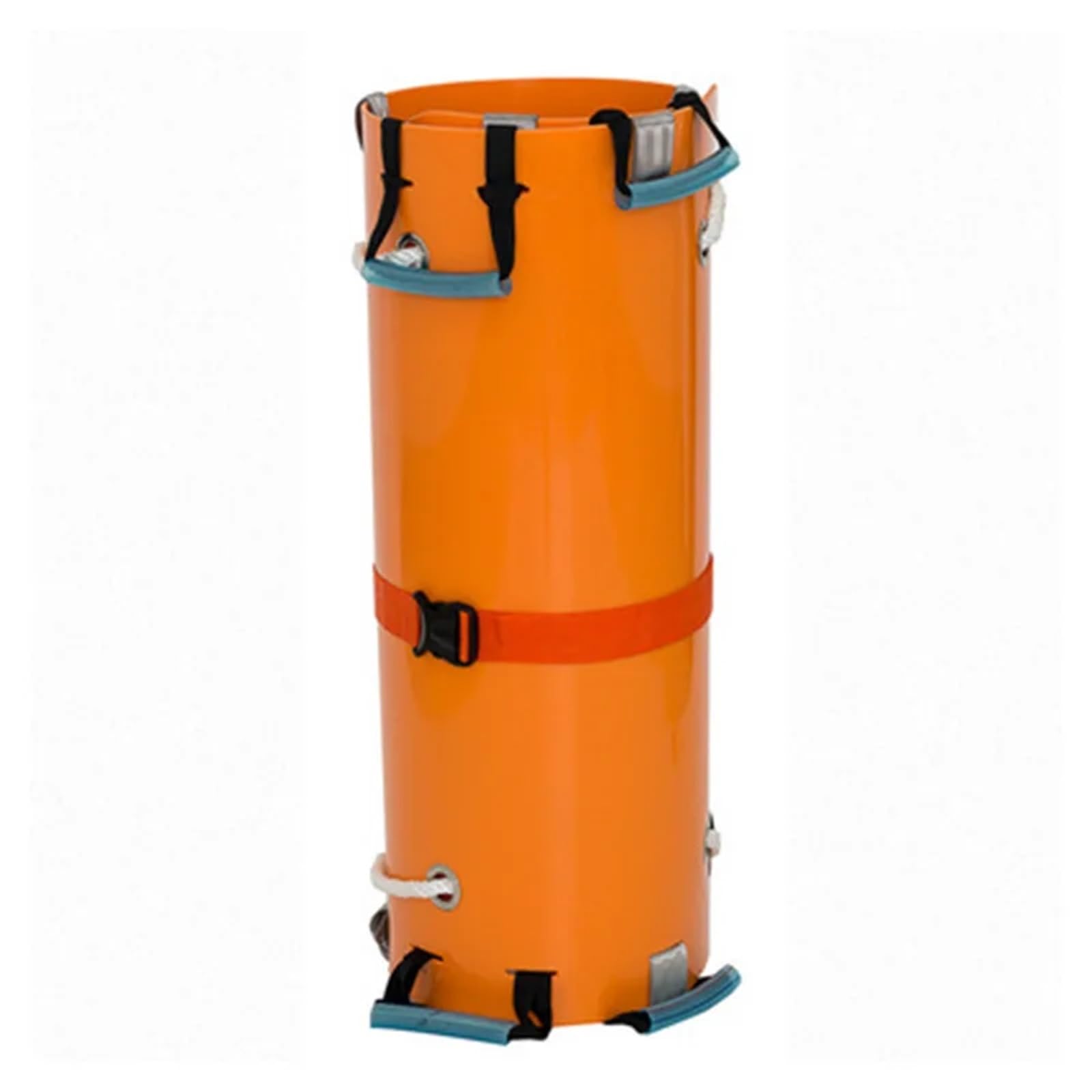 Camilla flexible Camilla portátil de primeros auxilios, silla evacuación for personal rescate incendios, camilla plegable con ruedas for(Orange)