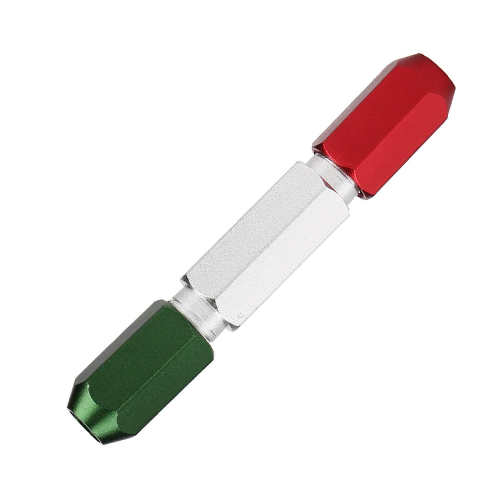 garosa Pin Gage Handle Aluminum Alloy Double End Go No Go Gauge Handle Green Red Range 0.3-16mm Dimensional Measurement Gauges Gage Block Accessories(1-2mm)-picture-32