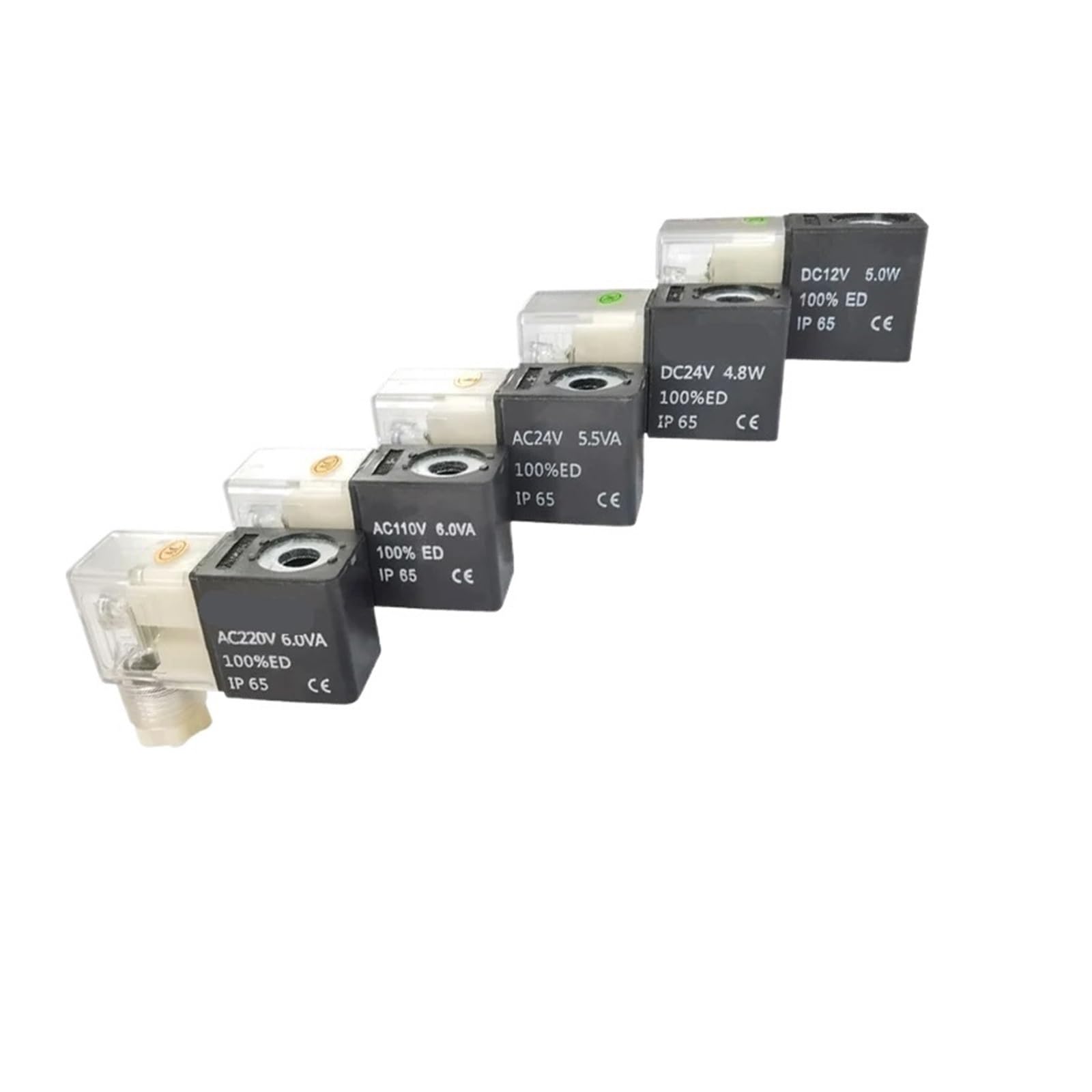 Xgteahhc Ac24v 1 Pcs 4V210-08 Solenoid Valve Coil Dc24v Dc12v Ac220v Ac110v