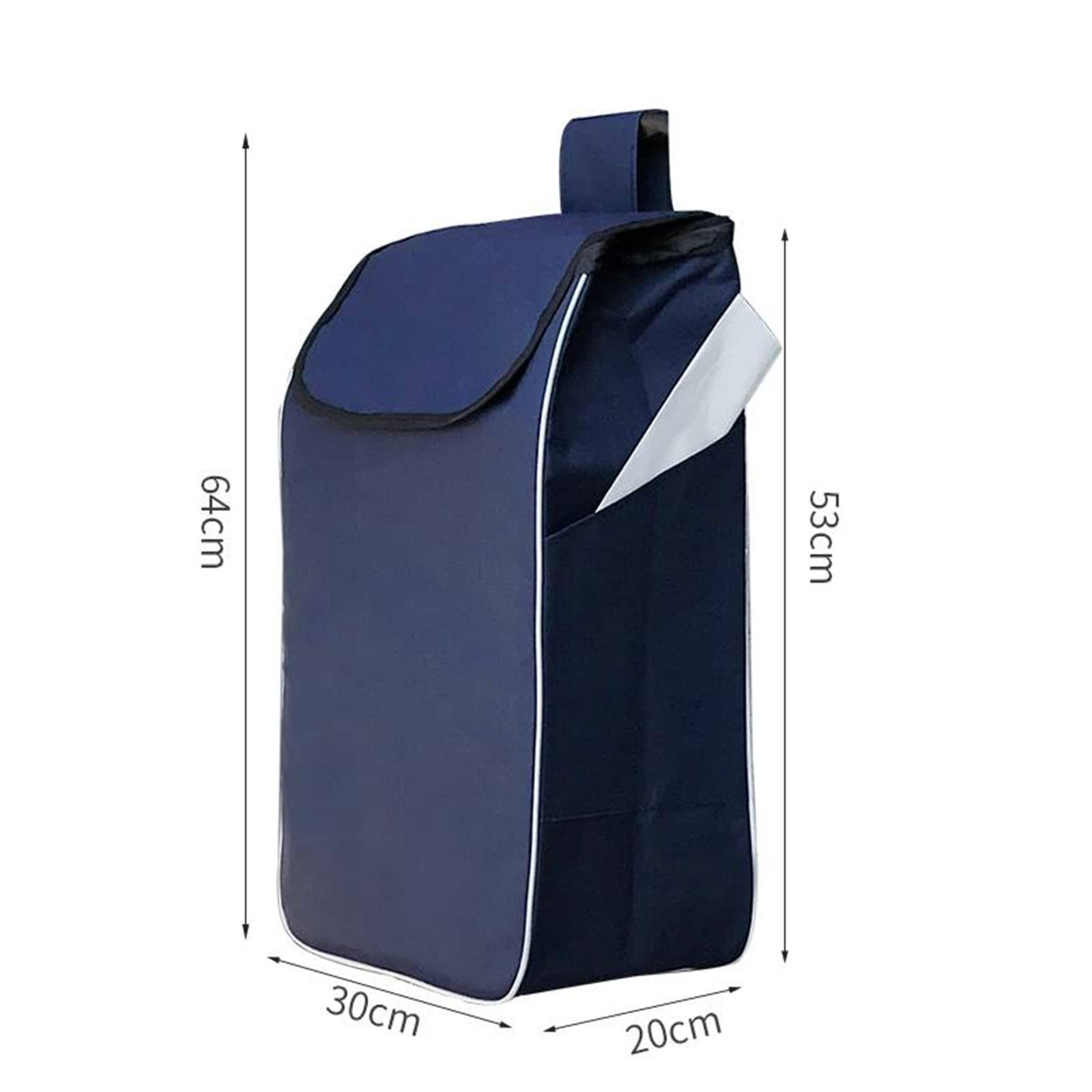 Bolso De Reemplazo De Carrito De Compras - 32L Bolsas De Reemplazo Portátiles Oxford, Compre Un Carro De Amarre Pick-up Para Reemplazar La Bolsa De Tela, Protección Ambiental Portátil ( Color : Blue ,