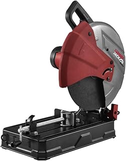 Lumber Jack MCS355 14" Metal Cutting Saw 2600W 355mm Abrasive Disc, 3600RPM Cross Cut, Adjustable Height Stop, Quick Release Clamping Mechanism