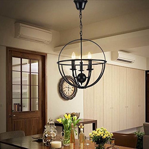 Industrial Adjustable Wrought Iron Vintage Retro Pendant Light