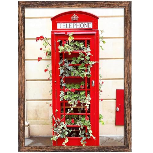 SESEAT 19.25x26.75 Picture Frame Puzzle Brown Poster Frames Wall Decor Hanging 1 Pack