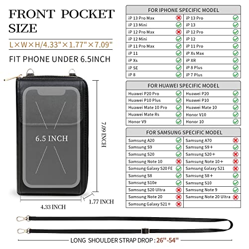 Crossbody Bag Small Ladies Bag Mobile Wallet With Multiple Credit Card Holders Made Of Pu Leather With Multiple Pockets #TOP2