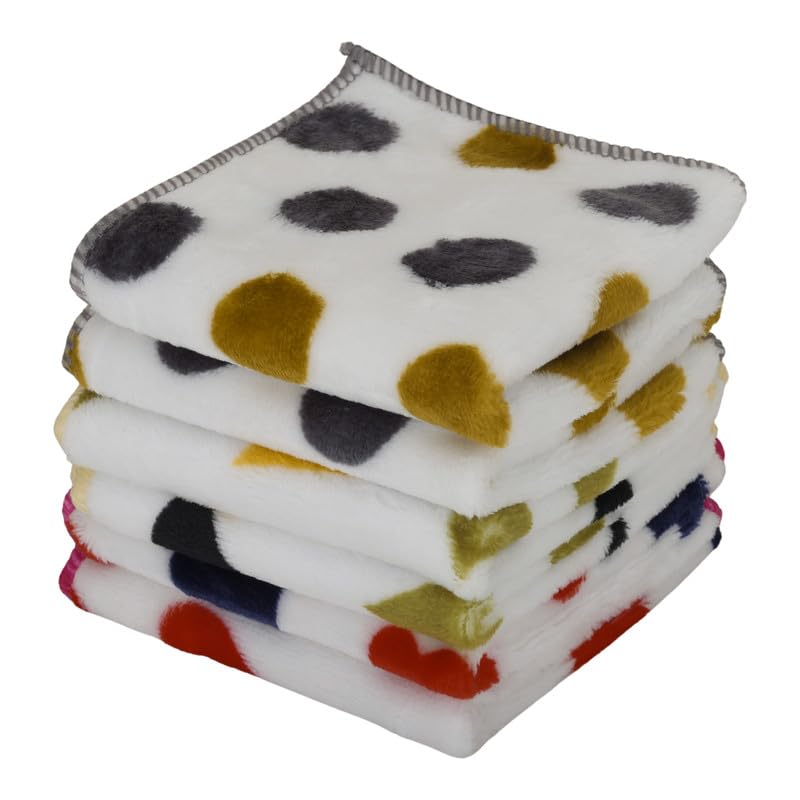 Soft & Stylish Microfiber Face Towels for Women & Kids - Perfect Handkerchiefs for Kids Girls & Babies (25x25 cm) White - Pack of 6-image-49