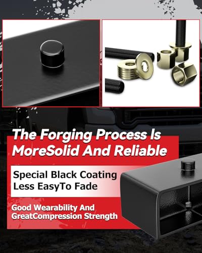 Image of PROEZE 2in Rear Leveling Block Kit for 1999-2024 Silverado Sierra 1500