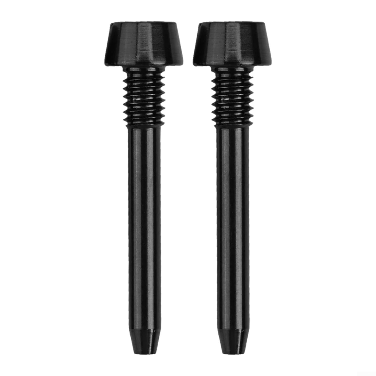 snowchecking Bike Disc Brake Pads, disc brake pad hex screws,Bike Brake Pad, Retaining Pin Alloy Disc Caliper Bolt Set, Compatible with Bicycle Component Replacement Parts()(BLACK)