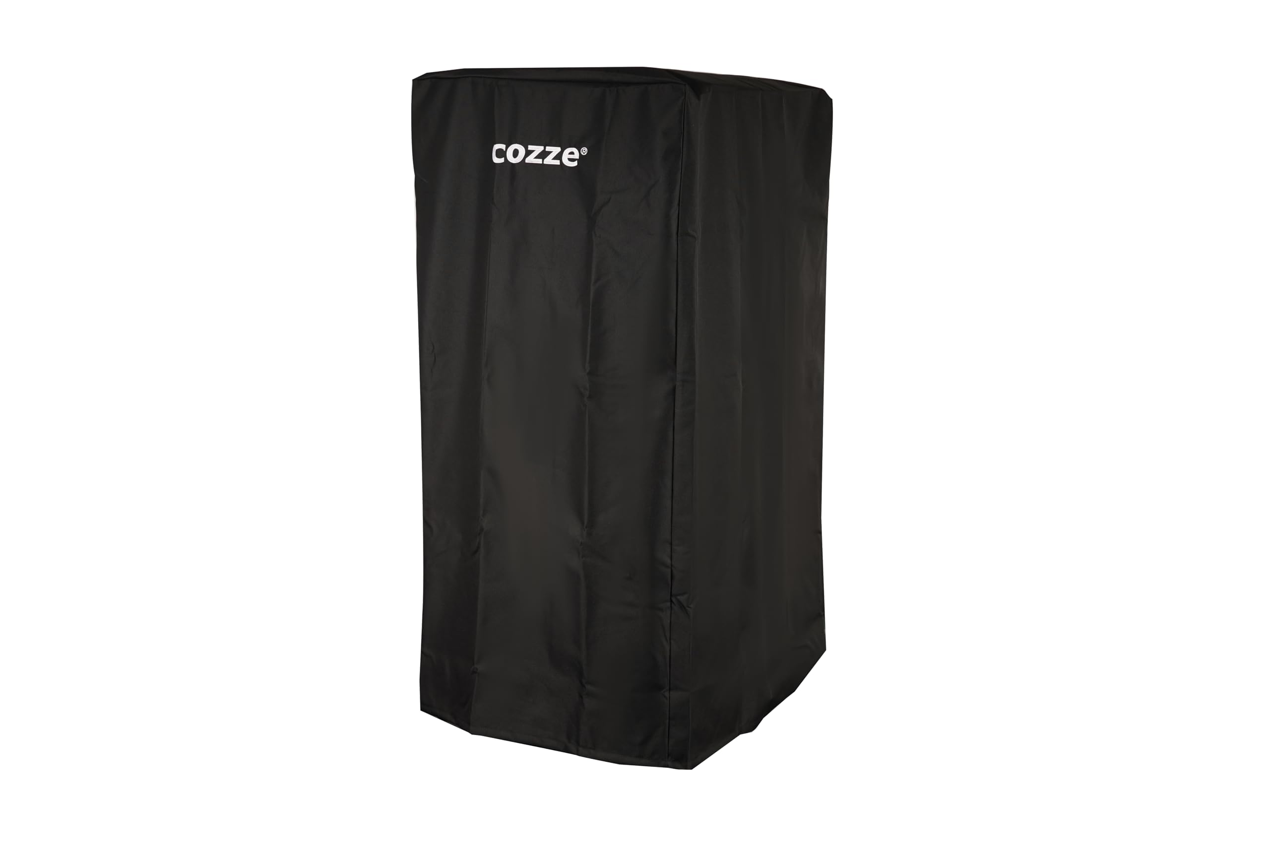 Cozze® Funda protectora negra para mesa exterior de 110 cm con horno de pizza – 65 x 67 x 135 cm – Resistente a la intemperie, protección lluvia/sol