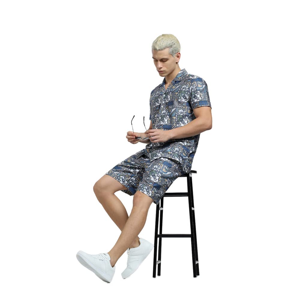 JACK & JONES Men's Board Shorts (291421501-Star Sapphire_Star S) 2