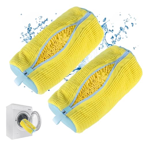 Shoe Washing Machine Bag, Sneaker Cleaning Laundry Shoe Bag for Washer Dryer 2PCS